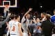 Jan 24, 2014; New York, NY, USA; New York Knicks small forward Carmelo Anthony (7) reacts after scoring 62 points against the Charlotte Bobcats at Madison Square Garden. Mandatory Credit: Noah K. Murray-USA TODAY Sports