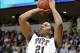 November 27, 2012; Pittsburgh, PA, USA; Pittsburgh Panthers guard/forward Lamar Patterson (21) shoots a three point shot against the Howard Bison during the second half at the Petersen Events Center. The Pittsburgh Panthers won 70-46. Mandatory Credit: Ch