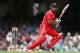 Ravi Bopara was unlucky in his dismissal.