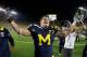 ANN ARBOR, MI - SEPTEMBER 10: Taylor Lewan #77 of the Michigan Wolverines reacts after beating the Notre Dame Fighting Irish 35-31 at Michigan Stadium on September 10, 2010 in Ann Arbor, Michigan. (Photo by Gregory Shamus/Getty Images)