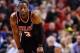 Jan 26, 2014; Miami, FL, USA; Miami Heat shooting guard Dwyane Wade (3) takes a breather during the first half against the San Antonio Spurs at American Airlines Arena. Mandatory Credit: Steve Mitchell-USA TODAY Sports