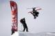 BRECKENRIDGE, CO - DECEMBER 15: Nick Goepper skis to first place in the men's ski slopestyle as a television cameraman get a close up at the Dew Tour iON Mountain Championships on December 15, 2013 in Breckenridge, Colorado. (Photo by Doug Pensinger/Get