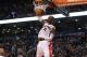 Jan 25, 2014; Toronto, Ontario, CAN; Toronto Raptors guard Terrence Ross (31) dunks against the Los Angeles Clippers at Air Canada Centre. The Clippers beat the Raptors 126-118. Mandatory Credit: Tom Szczerbowski-USA TODAY Sports