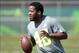 January 24, 2014; Kapolei, HI, USA; Washington Redskins running back Alfred Morris (46) during the 2014 Pro Bowl practice at Kapolei High School. Mandatory Credit: Kirby Lee-USA TODAY Sports
