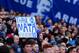 LONDON, ENGLAND - JANUARY 26: A Chelsea fan holds up a 'thank you' sign for recently departed Juan Mata during the FA Cup Fourth Round between Chelsea and Stoke City at Stamford Bridge on January 26, 2014 in London, England. (Photo by Ian Walton/Getty I