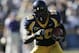 BERKELEY, CA - OCTOBER 21: Running back Marshawn Lynch #10 of the California Golden Bears carries the ball against the Washington Huskies on October 21, 2006 at Memorial Stadium in Berkeley, Callifornia. Cal won 31-24 in overtime. (Photo by Jonathan Ferr