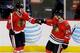 Michal Handzus can contribute to the Blackhawks. Just not on the second line.
