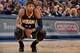 DENVER, CO - JANUARY 25: Paul George #24 of the Indiana Pacers looks on during the game against the Denver Nuggets on January 25, 2014 at the Pepsi Center in Denver, Colorado. NOTE TO USER: User expressly acknowledges and agrees that, by downloading and/o
