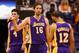 PHOENIX, AZ - JANUARY 15: Pau Gasol #16 of the Los Angeles Lakers during the NBA game against the Phoenix Suns at US Airways Center on January 15, 2014 in Phoenix, Arizona. The Suns defeated the Lakers 121-114. NOTE TO USER: User expressly acknowledges
