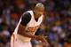PHOENIX, AZ - JANUARY 22: Leandro Barbosa #10 of the Phoenix Suns awaits a free throw shot during the NBA game against the Indiana Pacers at US Airways Center on January 22, 2014 in Phoenix, Arizona. The Suns defeated the Pacers 124-100. NOTE TO USER: Us