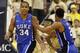 PITTSBURGH, PA - JANUARY 27: Andre Dawkins #34 of the Duke Blue Devils celebrates after hitting a three-pointer against the Pittsburgh Panthers at Petersen Events Center on January 27, 2014 in Pittsburgh, Pennsylvania. (Photo by Justin K. Aller/Getty Im