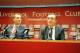 LIVERPOOL, UNITED KINGDOM - JUNE 01: Brendan Rodgers (L) is unveiled as the new Liverpool FC manager by Ian Ayre (R) Managing Director of Liverpool FC at a press conference at Anfield on June 01, 2012 in Liverpool, England. (Photo by Clint Hughes/Getty I