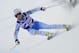 CORTINA D'AMPEZZO, ITALY - JANUARY 23: (FRANCE OUT) Julia Mancuso of the USA competes during the Audi FIS Alpine Ski World Cup Women's Super-G on January 23, 2014 in Cortina d'Ampezzo, Italy. (Photo by Christophe Pallot/Agence Zoom/Getty Images)