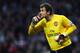 LONDON - JANUARY 26: Jens Lehmann of Arsenal gives instructions to his team mates during the FA Cup Sponsored by e.on Fourth Round match between Arsenal and Newcastle United at the Emirates Stadium on January 26, 2008 in London, England. (Photo by Mike