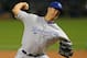 CHICAGO, IL - SEPTEMBER 26: Starting pitcher Jeremy Guthrie #11 of the Kansas City Royals delivers the ball against the Chicago White Sox at U.S. Cellular Field on September 26, 2013 in Chicago, Illinois. (Photo by Jonathan Daniel/Getty Images)