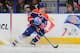 EDMONTON, AB - JANUARY 7: Nick Schultz #15 of the Edmonton Oilers skates on the ice in a game against the St. Louis Blues on January 7, 2014 at Rexall Place in Edmonton, Alberta, Canada. (Photo by Andy Devlin/NHLI via Getty Images)