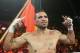 SYDNEY, AUSTRALIA - NOVEMBER 27: Anthony Mundine celebrates his sixth-round TKO victory over Shane Mosley during the WBA International super welterweight title bout between Anthony Mundine and Shane Mosley at Acer Arena on November 27, 2013 in Sydney, Au