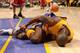 LOS ANGELES - JANUARY 13: Kobe Bryant #8 of the Los Angeles Lakers writhes in pain after spraining his ankle during the game with the Cleveland Cavaliers on January 13, 2004 at the Staples Center in Los Angeles, California. The Lakers won 98-94. NOTE TO