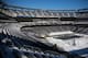 EAST RUTHERFORD, NJ - JANUARY 22: Crews work to remove snow from MetLife Stadium, which will host Superbowl XLVIII next month, on January 22, 2014 in East Rutherford, New Jersey. In what is being called the first ever 'cold weather superbowl,' the Denver
