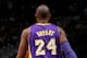 ATLANTA, GA - DECEMBER 16: Kobe Bryant #24 of the Los Angeles Lakers against the Atlanta Hawks at Philips Arena on December 16, 2013 in Atlanta, Georgia. NOTE TO USER: User expressly acknowledges and agrees that, by downloading and or using this photogr