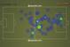 Liam Bridcutt's heat map vs. Newcastle United