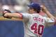 While Bartolo Colon used to be able to overpower hitters, he has had to adapt his style of pitching drastically with age.