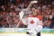 VANCOUVER, BC - FEBRUARY 28: Roberto Luongo #1 of Canada reacts during the ice hockey men's gold medal game between USA and Canada on day 17 of the Vancouver 2010 Winter Olympics at Canada Hockey Place on February 28, 2010 in Vancouver, Canada. (Photo b