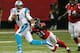 ATLANTA, GA - DECEMBER 29: Cam Newton #1 of the Carolina Panthers rushes against Desmond Trufant #21 of the Atlanta Falcons at Georgia Dome on December 29, 2013 in Atlanta, Georgia. (Photo by Kevin C. Cox/Getty Images)