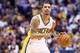 INDIANAPOLIS, IN - FEBRUARY 07: George Hill #3 of the Indiana Pacers dribbles the ball during the game against the Portland Trailblazers at Bankers Life Fieldhouse on February 7, 2014 in Indianapolis, Indiana. NOTE TO USER: User expressly acknowledges