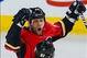 Former Montreal Canadiens forward Steve Begin as a Calgary Flame.