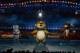 SOCHI, RUSSIA - FEBRUARY 07: Olympic mascots the Hare, the Polar Bear and the Leopard wave during the Opening Ceremony of the Sochi 2014 Winter Olympics at Fisht Olympic Stadium on February 7, 2014 in Sochi, Russia. (Photo by Pascal Le Segretain/Getty I