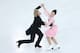SOCHI, RUSSIA - FEBRUARY 08: Meryl Davis and Charlie White of the United States compete in the Figure Skating Team Ice Dance - Short Dance during day one of the Sochi 2014 Winter Olympics at Iceberg Skating Palace on February 8, 2014 in Sochi, Russia. (