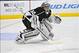 Feb 3, 2014; Los Angeles, CA, USA; Los Angeles Kings goalie Jonathan Quick (32) in goal against the Chicago Blackhawks during the second period at Staples Center. Mandatory Credit: Gary A. Vasquez-USA TODAY Sports