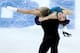SOCHI, RUSSIA - FEBRUARY 09: Meryl Davis and Charlie White of the United States compete in the Team Ice Dance Free Dance during day two of the Sochi 2014 Winter Olympics at Iceberg Skating Palace onon February 9, 2014 in Sochi, Russia. (Photo by Clive M