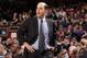 NEW YORK - FEBRUARY 5: Head coach Jeff Van Gundy of the Houston Rockets watches the action as he paces the sideline during a game against the New York Knicks at Madison Square Garden on February 5, 2006 in New York City. The Rockets won 93-89. NOTE TO