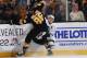 BOSTON, MA - JANUARY 20: Kevan Miller #86 of the Boston Bruins checks against Dustin Brown #23 of the Los Angeles Kings at the TD Garden on January 20, 2014 in Boston, Massachusetts. (Photo by Brian Babineau/NHLI via Getty Images)