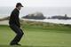 Jimmy Walker tries to urge in a putt Sunday.