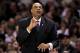 SAN ANTONIO, TX - MAY 19: Head coach Lionel Hollins of the Memphis Grizzlies reacts in the first half against the San Antonio Spurs during Game One of the Western Conference Finals of the 2013 NBA Playoffs at AT&T Center on May 19, 2013 in San Antonio, T