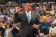 MEMPHIS, TN - MAY 13: Lionel Hollins, Head Coach of the Memphis Grizzlies, calls a play against the Oklahoma City Thunder in Game Four of the Western Conference Semifinals during the 2013 NBA Playoffs on May 13, 2013 at FedExForum in Memphis, Tennessee. N