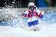 SOCHI, RUSSIA - FEBRUARY 10: Alexandr Smyshlyaev of Russia competes in the Men's Moguls Finals on day three of the Sochi 2014 Winter Olympics at Rosa Khutor Extreme Park on February 10, 2014 in Sochi, Russia. (Photo by Mike Ehrmann/Getty Images)