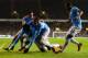 LONDON, ENGLAND - JANUARY 29: Yaya Toure of Manchester City celebrates scoring their second goal from the penalty spot with his team mates during the Barclays Premier League match between Tottenham Hotspur and Manchester City at White Hart Lane on Januar