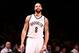 NEW YORK, NY - JANUARY 04: Deron Williams #8 of the Brooklyn Nets during a game against the Cleveland Cavaliers during a game at the Barclays Center on January 4, 2014 in the Brooklyn borough of New York City. NOTE TO USER: User expressly acknowledges an