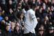 LONDON, ENGLAND - FEBRUARY 09: Emmanuel Adebayor of Tottenham Hotspur celebrates after scoring during the Barclays Premier League match between Tottenham Hotspur and Everton at White Hart Lane on February 9, 2014 in London, England. (Photo by Shaun Bott