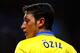 BIRMINGHAM, ENGLAND - JANUARY 13: Mesut Oezil of Arsenal looks on during the Barclays Premier League match between Aston Villa and Arsenal at Villa Park on January 13, 2014 in Birmingham, England. (Photo by Laurence Griffiths/Getty Images)