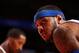 NEW YORK, NY - JANUARY 30: Carmelo Anthony #7 of the New York Knicksn during a game between the New York Knicks and the Cleveland Cavaliers at Madison Square Garden in New York City on January 30, 2014. NOTE TO USER: User expressly acknowledges and agree