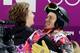 White congratulating the gold medal winner.