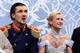 SOCHI, RUSSIA - FEBRUARY 11: Maxim Trankov and Tatiana Volosozhar of Russia wait for their score during the Figure Skating Pairs Short Program on day four of the Sochi 2014 Winter Olympics at Iceberg Skating Palace on February 11, 2014 in Sochi, Russia.