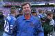 25 NOV 1995: HEAD COACH STEVE SPURRIER OF THE UNIVERSITY OF FLORIDA WALKS ON THE FIELD FOLLOWING THE GATORS 25-24 VICTORY OVER THE FLORIDA STATE SEMINOLES AT FLORIDA FIELD IN GAINESVILLE, FLORIDA. Mandatory Credit: ANDY LYONS/ALLSPORT
