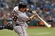 ST. PETERSBURG, FL - AUGUST 4: Designated hitter Buster Posey #28 of the San Francisco Giants bats in the first inning against the Tampa Bay Rays August 4, 2013 at Tropicana Field in St. Petersburg, Florida. (Photo by Al Messerschmidt/Getty Images)