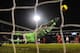 LONDON, ENGLAND - FEBRUARY 12: David Stockdale of Fulham dives as Steven Gerrard of Liverpool scores their third goal from the penalty spot during the Barclays Premier League match between Fulham and Liverpool at Craven Cottage on February 12, 2014 in Lo